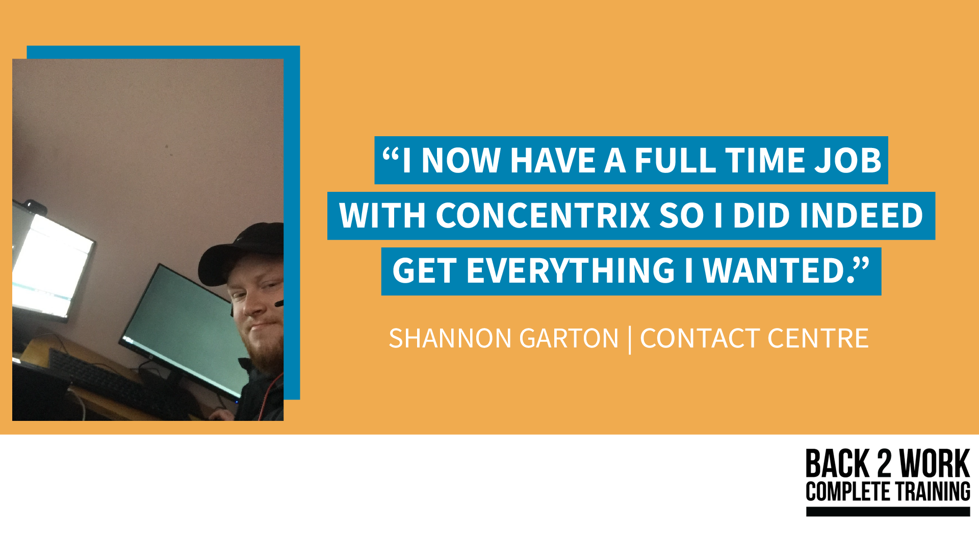 Learner Feedback | Shannon Garton - Back2Work Complete Training